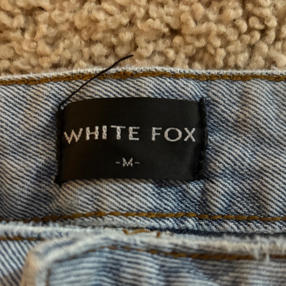 White Fox Boutique Light Blue Mini Skirt - Picture 2 of 7